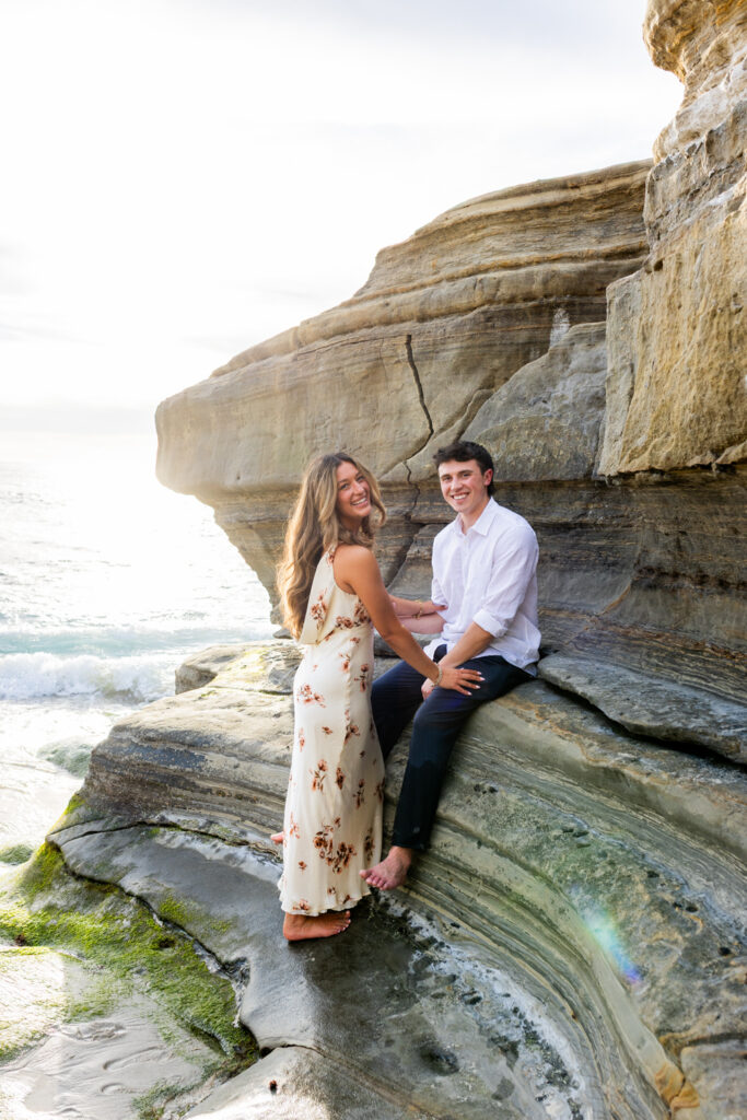 La Jolla Proposal Photographer | Blake + Kimberly san diego beach photographer elleGphoto 2